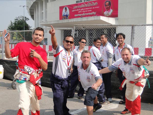 Tony Percy and Team in Chiang Mai