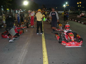 Ready for the final, late evening...