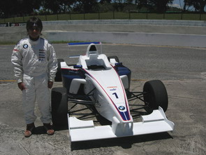 Testing out the Asian Formula BMW
