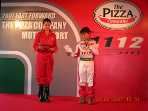 Sandy during the Press Conference