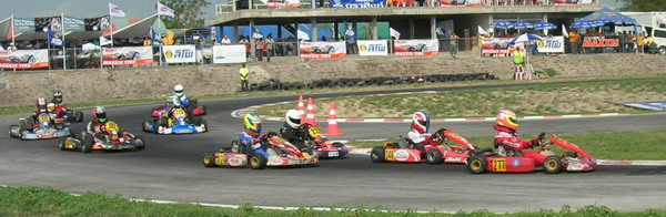 In P2 rolling for the race start