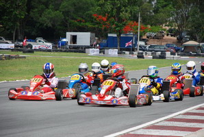 Sandy Stuvik in 2007 SuperKart Thailand Round 2