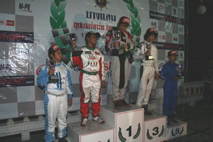Sandy on the Bangsaen Podium