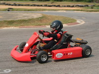 Sandy practising at Thonglor Circuit in 2001