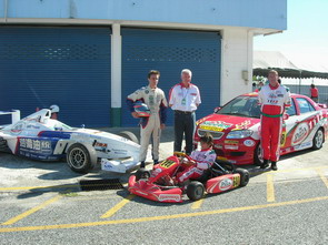 Many young boys and some not so young, see's their dreams come through with The Pizza Company Race Team